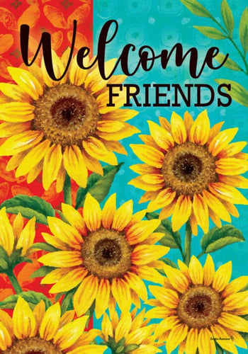 Fall Garden Flag - Sunflower Welcome
