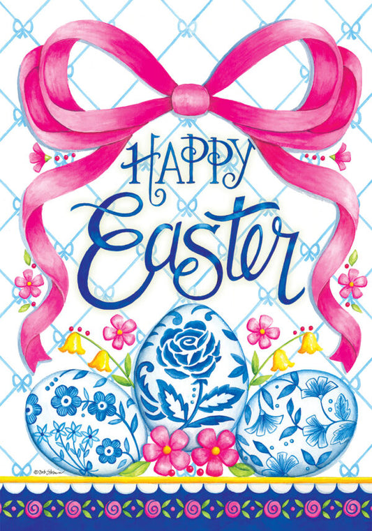 Chinoiserie Eggs Garden Flag