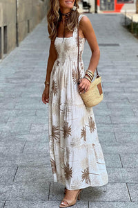 White Tropical Dress