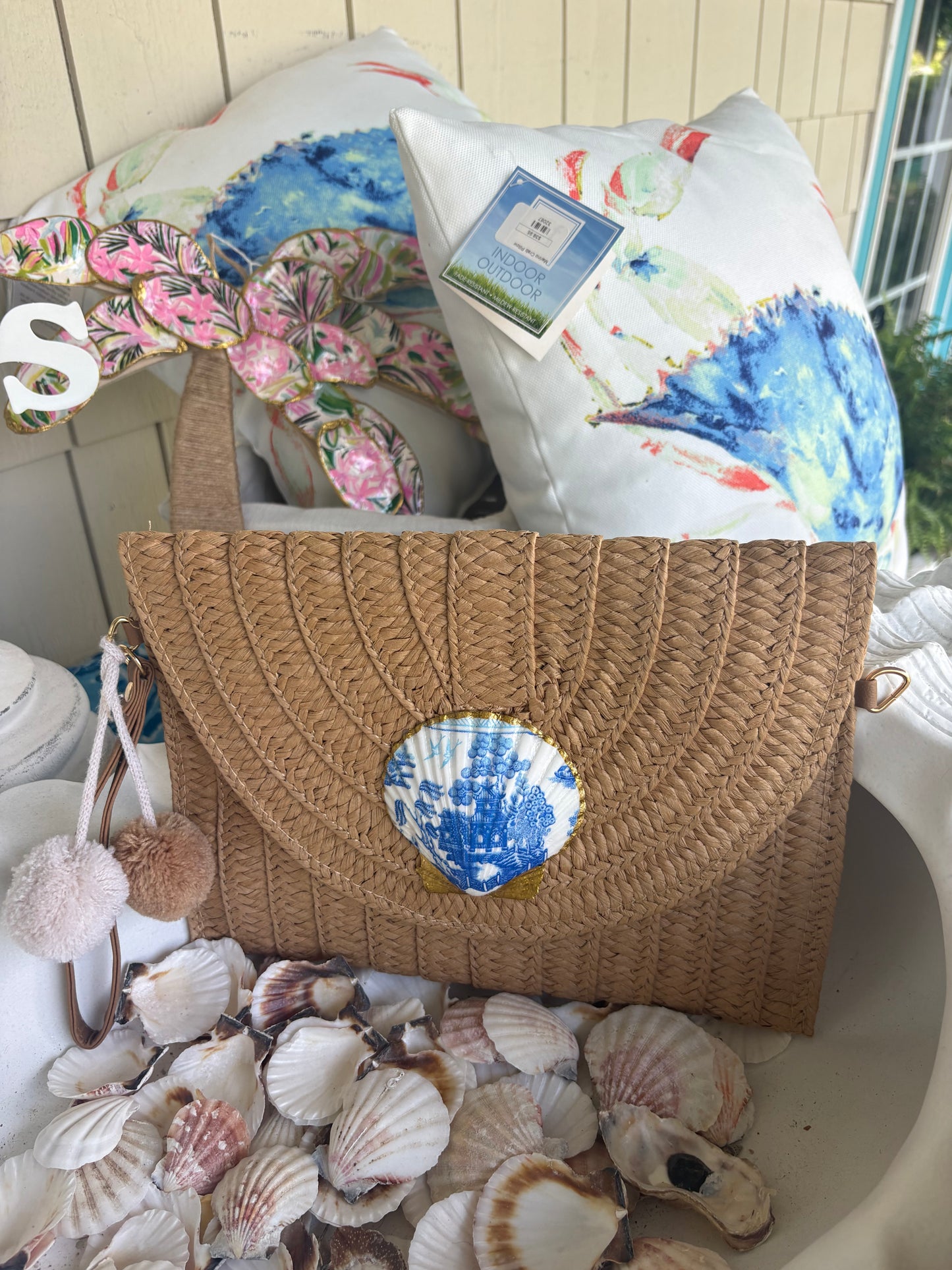 Clutch with Detachable Cross Body Strap