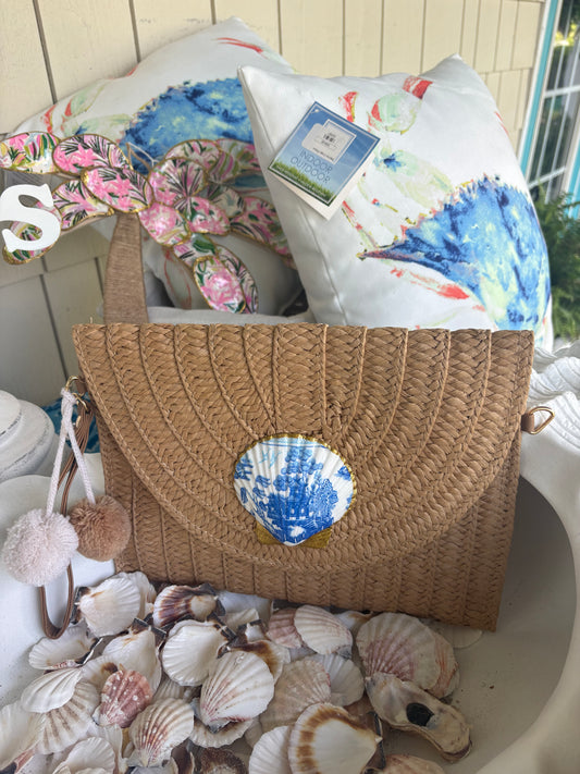 Clutch with Detachable Cross Body Strap