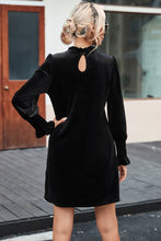 Load image into Gallery viewer, Black Velvet Dress