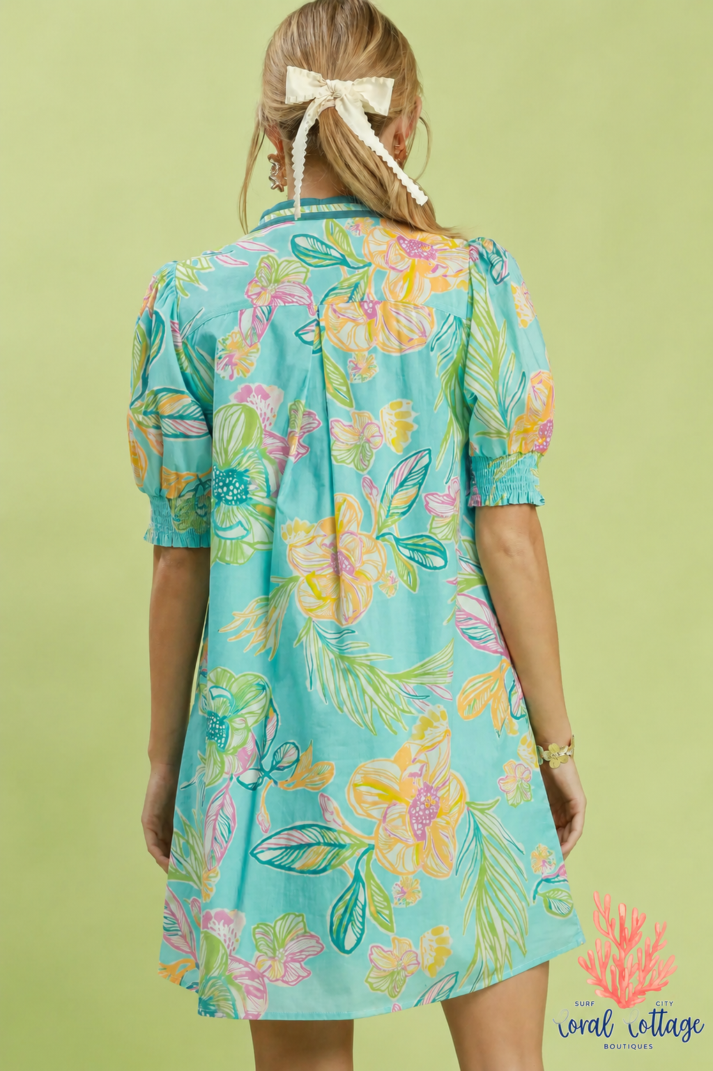 Botanical Print Dress