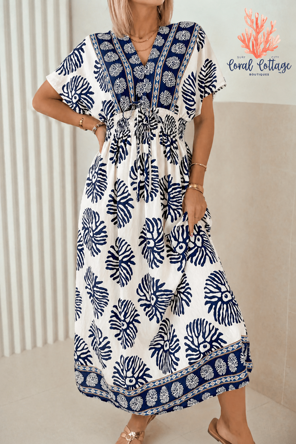 Boho Floral Maxi Dress