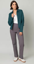 Load image into Gallery viewer, Scallop Trim Denim Jacket