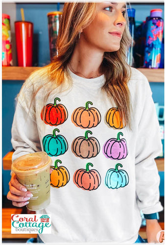 Vibrant Pumpkin Sweatshirt