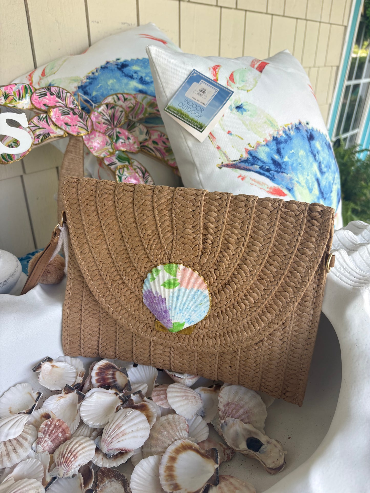 Clutch with Detachable Cross Body Strap