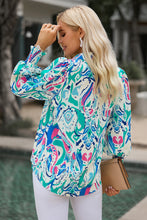 Load image into Gallery viewer, Sky Blue Paisley3/4 Sleeve Shirt