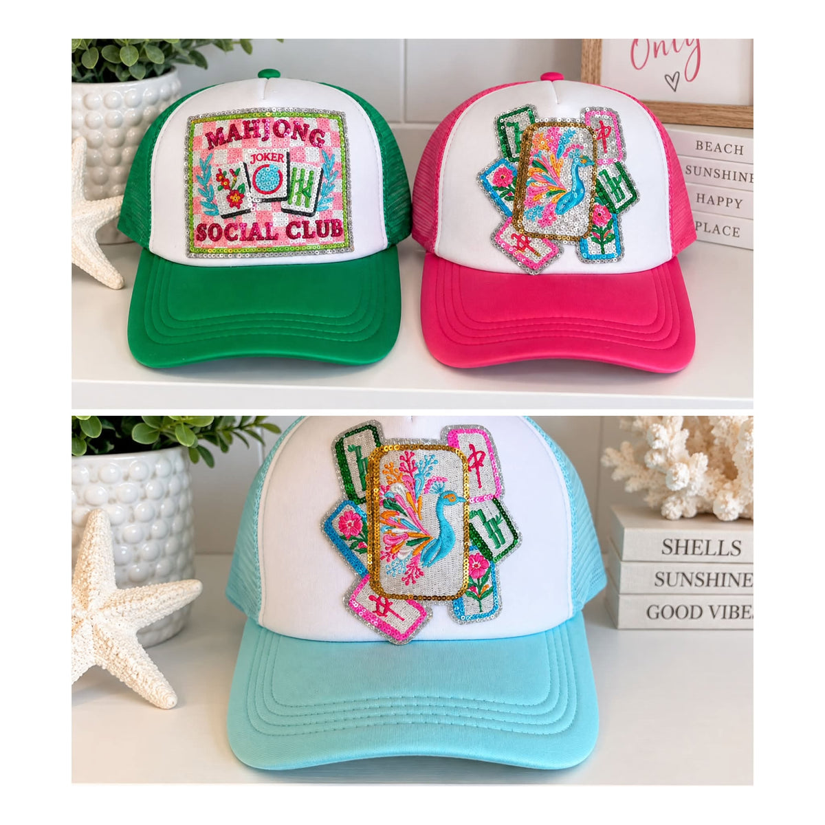 Mahjong Adjustable Hat