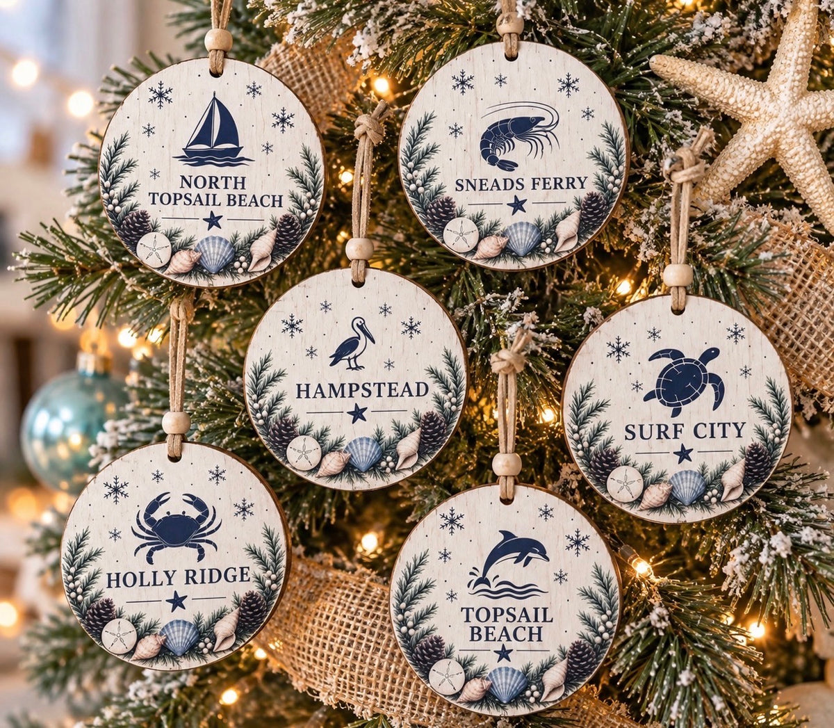 Local Town Ornaments