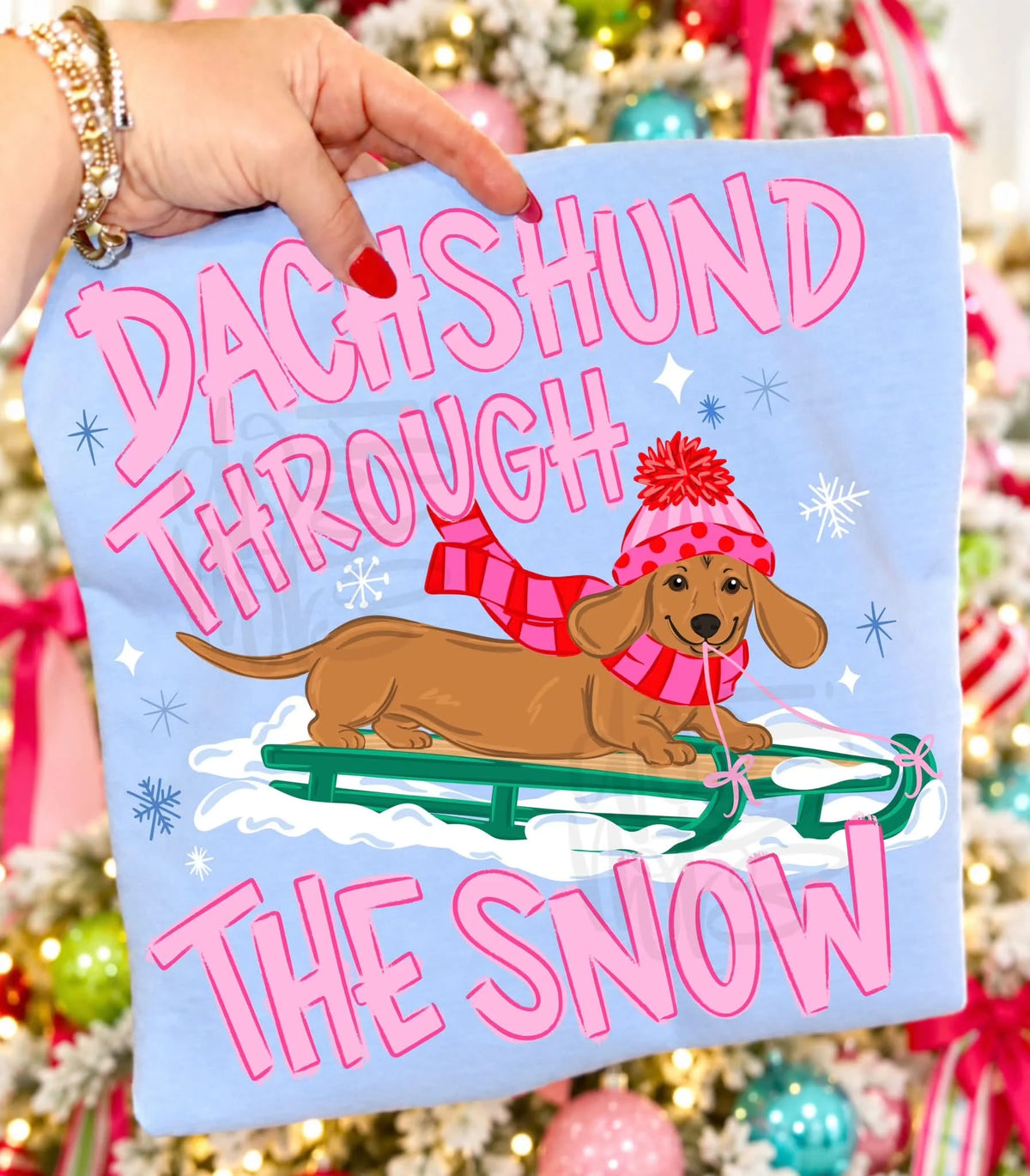 Dachshund Through The Snow Top ARRIVING 11/9