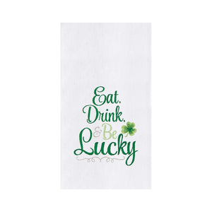 Eat Drink & Be Lucky Kitchen Towel