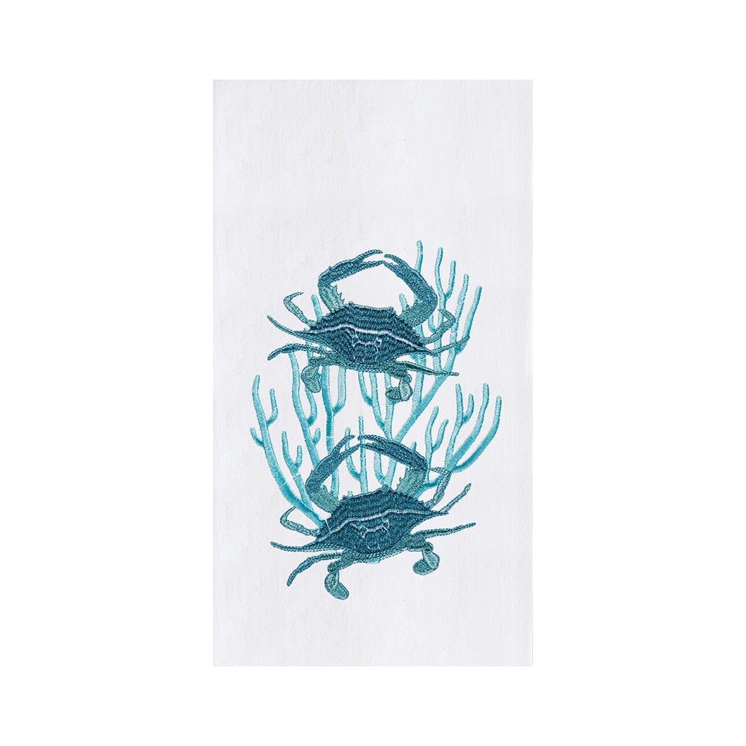 NEW Flour Sack Towel - Blue Crabs Kitchen Towel