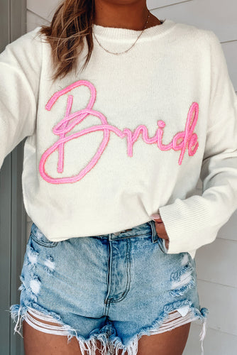 White Bride Tinsel Sweater