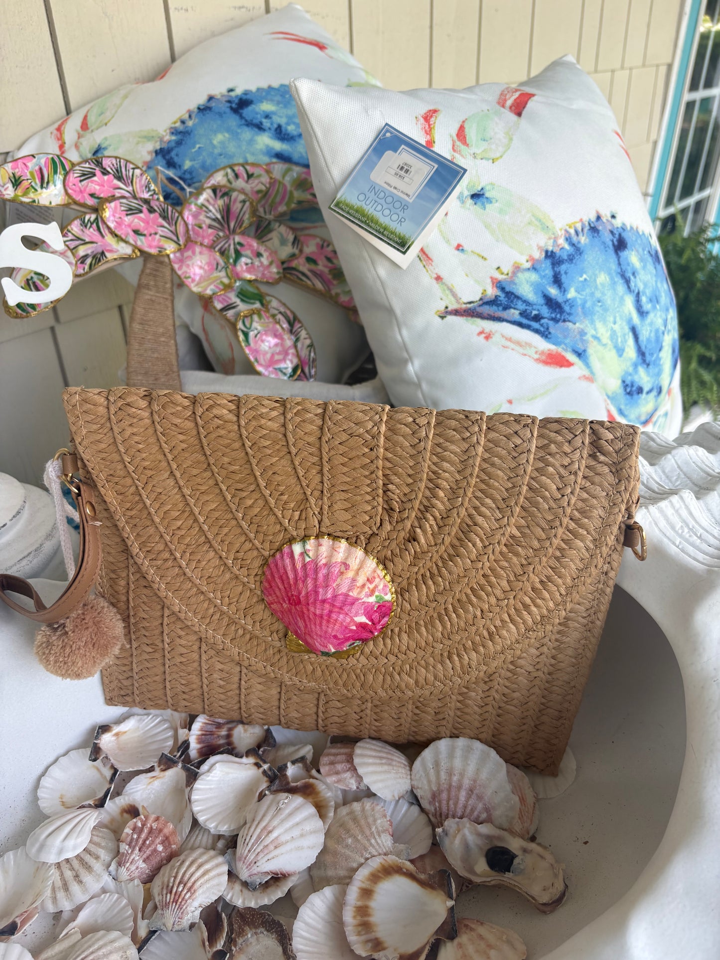 Clutch with Detachable Cross Body Strap