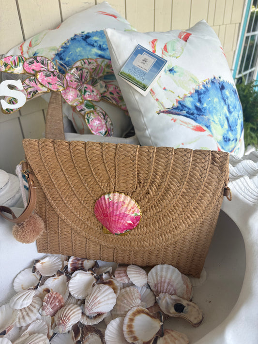 Clutch with Detachable Cross Body Strap