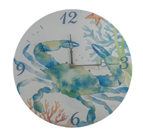 Coastal Crab Wall Clock