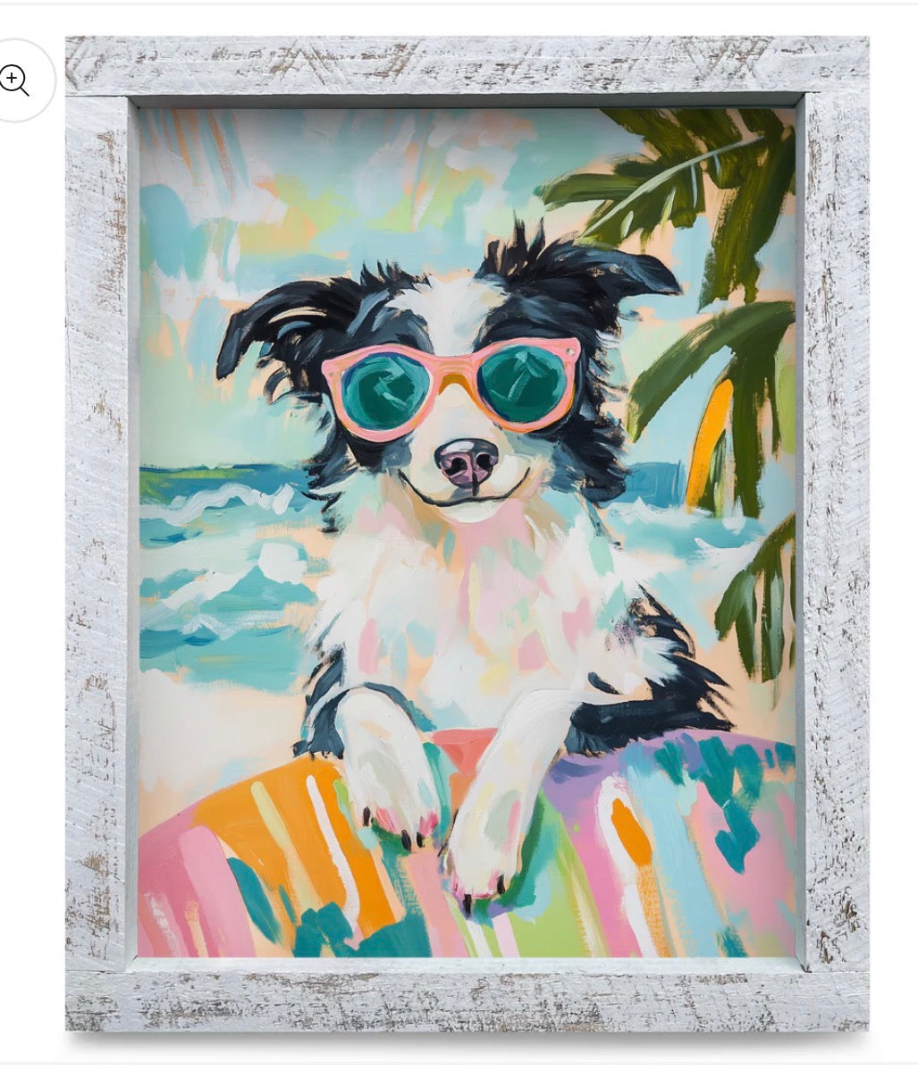 Pet Art - Border Collie Coast