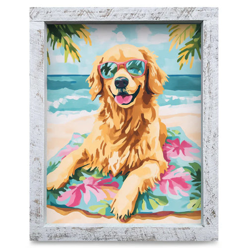 Golden Beach Days Artwork - VERTICAL