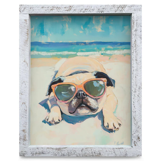 Pug Paradise Artwork - VERTICAL
