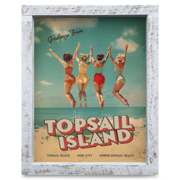 Topsail Island Artwork - VERTICAL