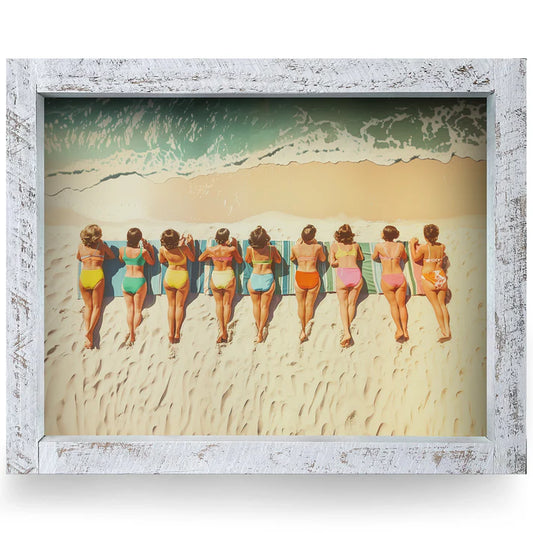 Vintage Beach Bums Artwork - HORIZONTAL