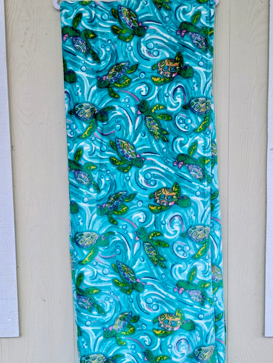 Jumbo Sea Turtle Blanket 50” x 80”
