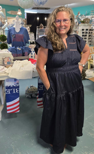 Navy Maxi Dress