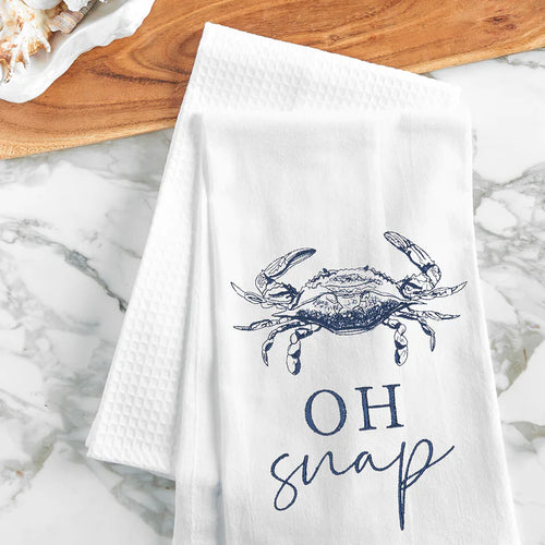 Oh Snap Crab Kitchen Towel