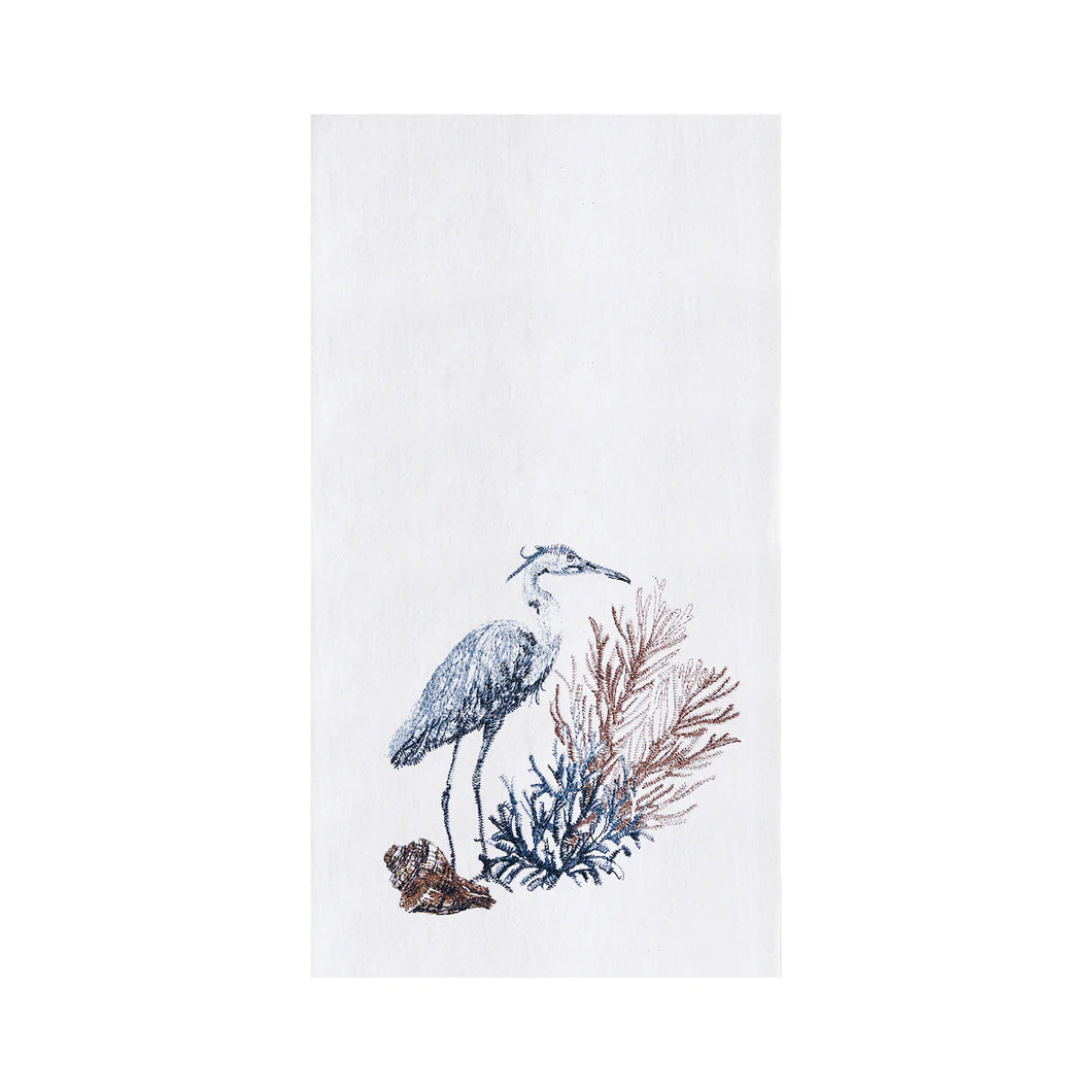 Blue Heron & Seagrass Kitchen Towel