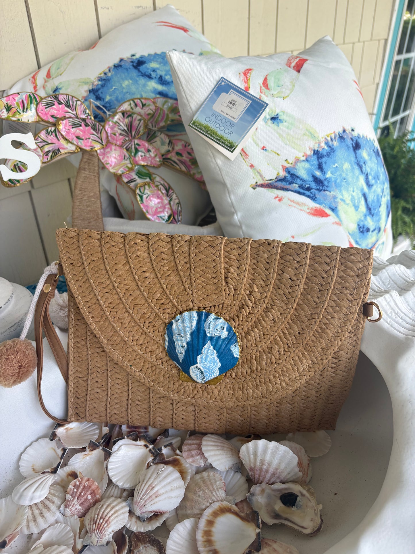 Clutch with Detachable Cross Body Strap