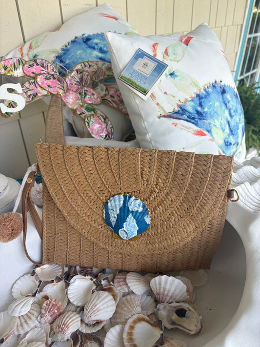 Clutch with Detachable Cross Body Strap