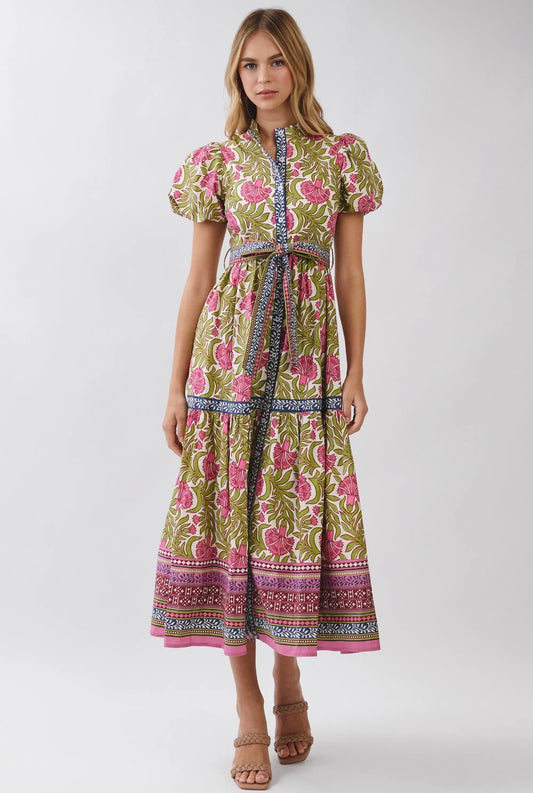 Floral Print Maxi Dress from TCEC