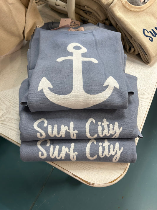 Surf City / Topsail Crew Neck Sweater