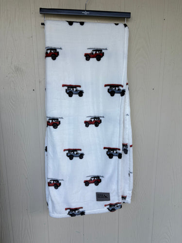 Coastal Blanket - Woody Surfboard