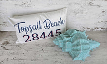 Load image into Gallery viewer, 18” x 10” Zip Code Pillow