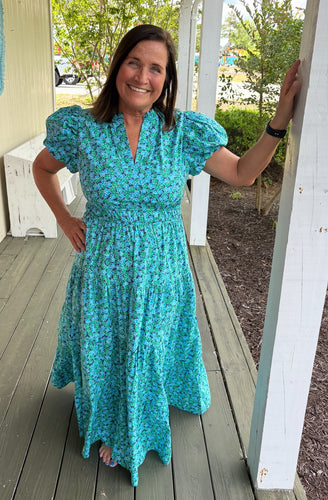 Midi V-Neck Dress