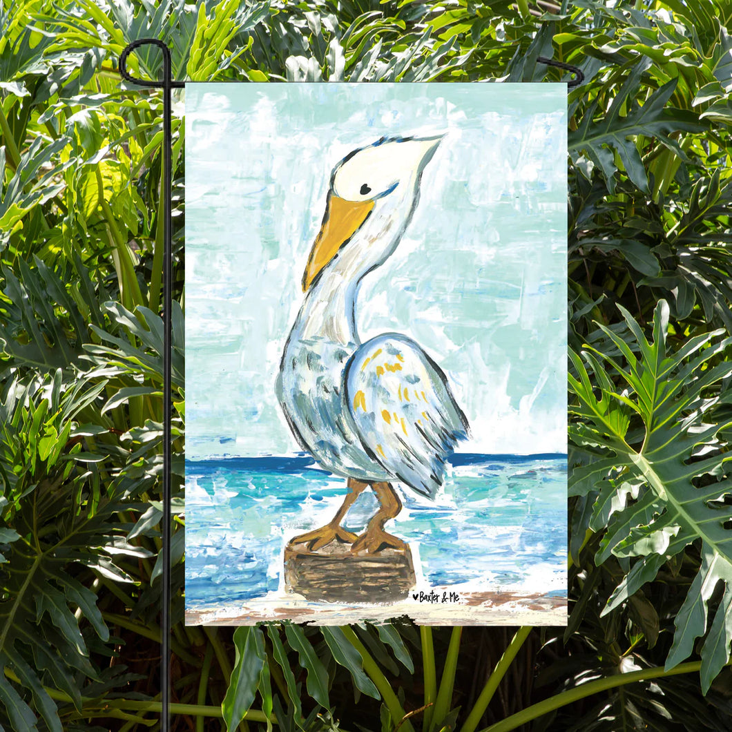 Garden Flag - Pelican