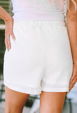 Load image into Gallery viewer, White Waffle Knit Shorts