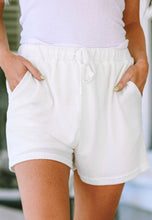 Load image into Gallery viewer, White Waffle Knit Shorts