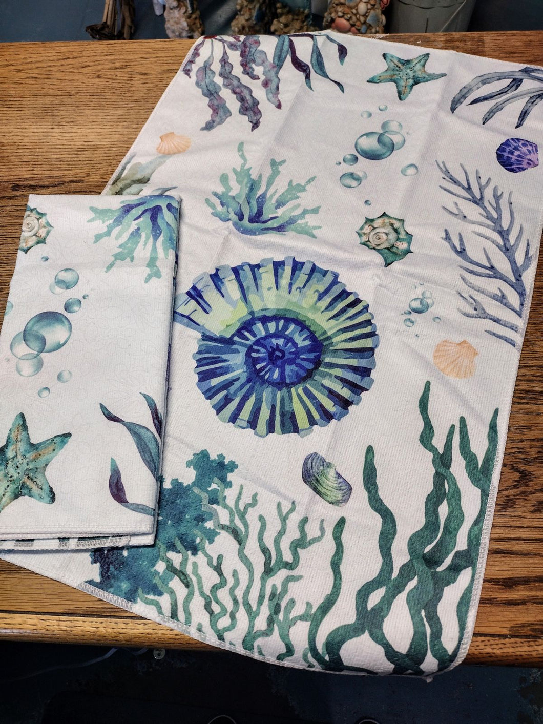 Absorbent Sea Life Kitchen Towel