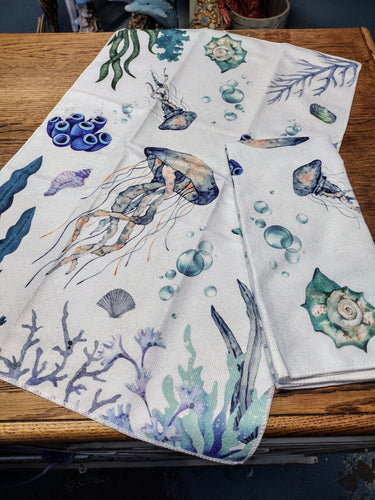 Absorbent Sea Life Kitchen Towel