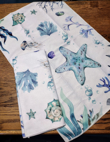 Absorbent Sea Life Kitchen Towel