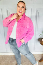 Load image into Gallery viewer, Diva Dreams Pink Acid Wash Stud Detail Denim Jacket