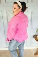 Load image into Gallery viewer, Diva Dreams Pink Acid Wash Stud Detail Denim Jacket