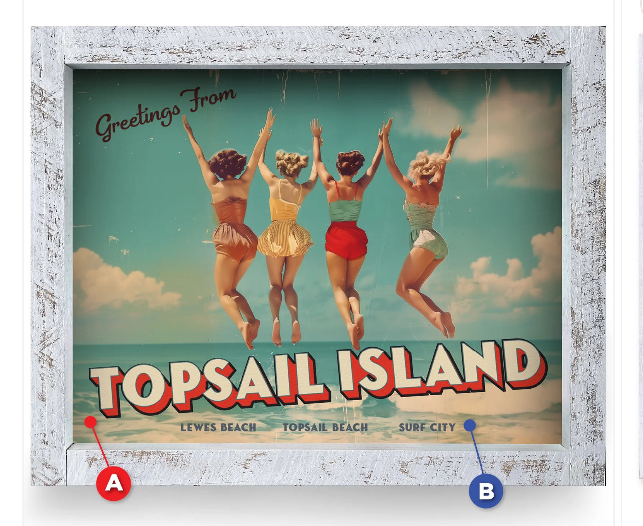 Topsail Island Artwork - HORIZONTAL