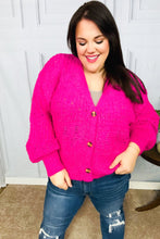 Load image into Gallery viewer, Pretty In Pink Button Down Pointelle Knit Cardigan