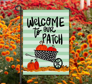 Garden Flag - Welcome To Our Patch