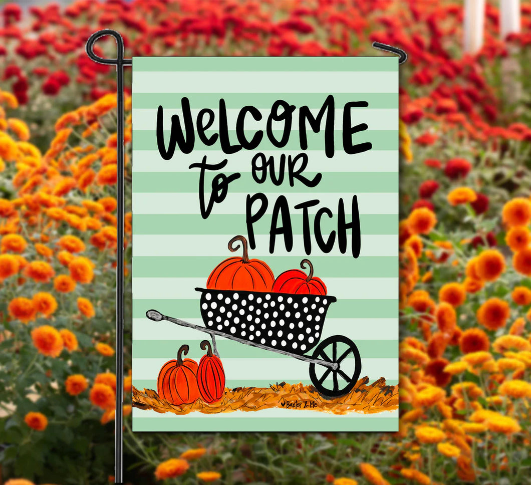 Garden Flag - Welcome To Our Patch