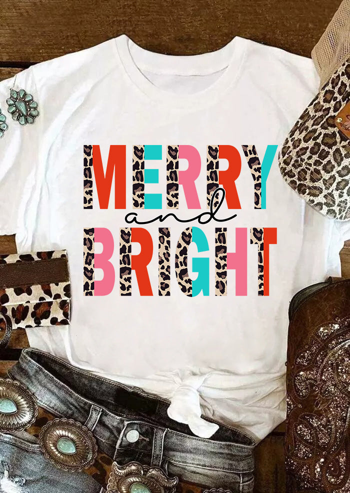 Merry & Bright Christmas T-Shirt